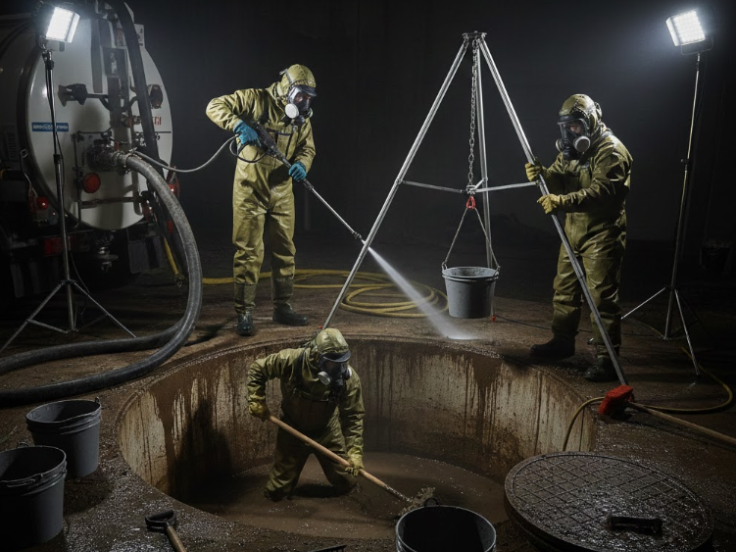 pit, chamber & manhole cleaning